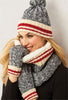 GiftCraft CHARLIE PAIGE Cabin Winter Set Hat Scarf and Mittens - Saratoga Saddlery & International Boutiques