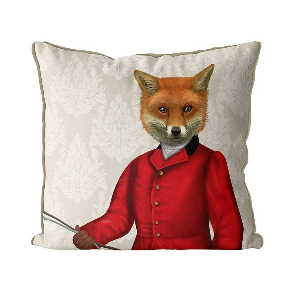 FabFunky Fox Hunter 3 Small Pillow Cover - Saratoga Saddlery & International Boutiques