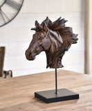 Giftcraft 089866 Horse Head Table Decor - Saratoga Saddlery & International Boutiques