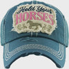 AWST Hold Your Horses Cap in Blue AC268 FW22