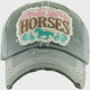 AWST Hold Your Horses Cap in Olive AC268 FW22