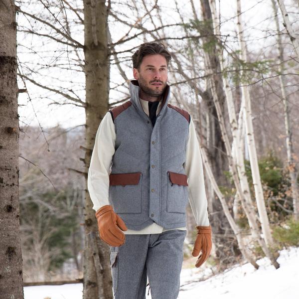 Alps & Meters Men's Alpine Hooded Vest in Grey ON SALE NOW! - Saratoga Saddlery & International Boutiques