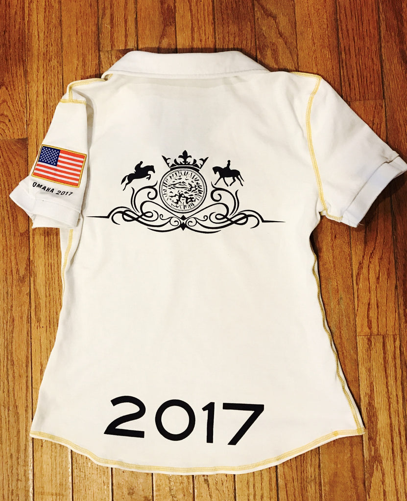 Limited Edition Equestrian World Cup Polo Shirt by Saratoga Saddlery