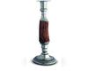 Vagabond House Antler Pewter Single Taper Candlestick - Saratoga Saddlery & International Boutiques