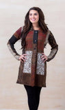 Simply Natural Women's Arlequin Button Down Cardigan - Saratoga Saddlery & International Boutiques