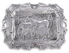 Arthur Court Grazing Horses Parlor Platter Tray - Saratoga Saddlery & International Boutiques