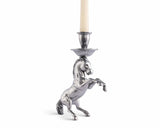 Silver Horse Candle Holder Rearing Horse Arthur Court 112H15 - Saratoga Saddlery & International Boutiques