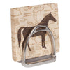 Arthur Court Stirrup Napkin holder 134H12 SS21 - Saratoga Saddlery & International Boutiques