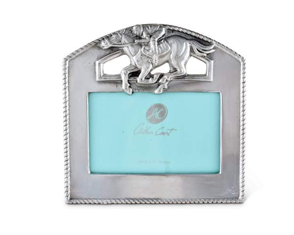 Arthur Court Thoroughbred Jockey Racing Photo Frame - Saratoga Saddlery & International Boutiques