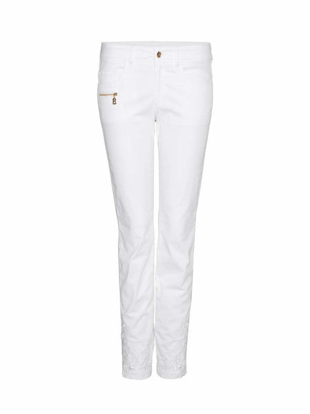 Bogner Women s Laguna Golf Pants in White ON SALE Saratoga Saddlery International Boutiques