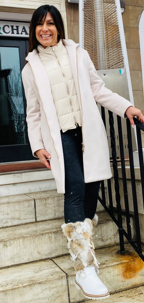 Bergen of Norway Women's Wool Car Coat Ada 2249L95SF ON SALE