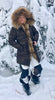 Bergen Of Norway Ashley Camo Finnish Raccoon Fur Winter Coat - Saratoga Saddlery & International Boutiques