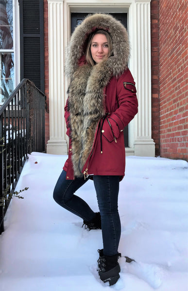 Bergen of Norway Ashley Winter Coat with Fur Trim - Saratoga Saddlery & International Boutiques