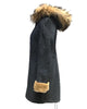 Bergen of Norway Kimberly Winter Shearling Jacket in Navy