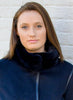 Bergen of Norway Kari - Navy/Grey Cashmere Mink Coat - Saratoga Saddlery & International Boutiques