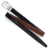 Brighton Reversible Men's Croco Belt  Black Brown Croc 30090