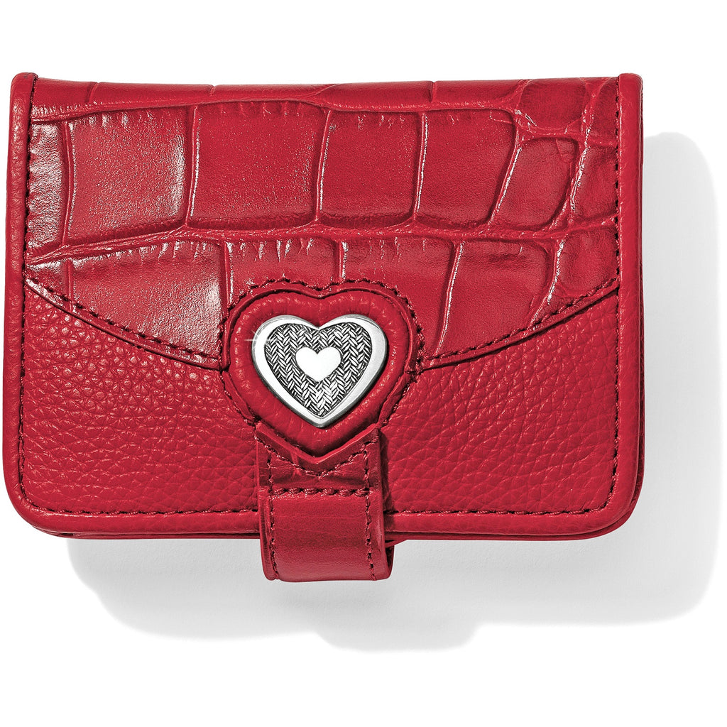 Brighton Women's Bellissimo RED Heart Wallet SS22 - Saratoga Saddlery & International Boutiques