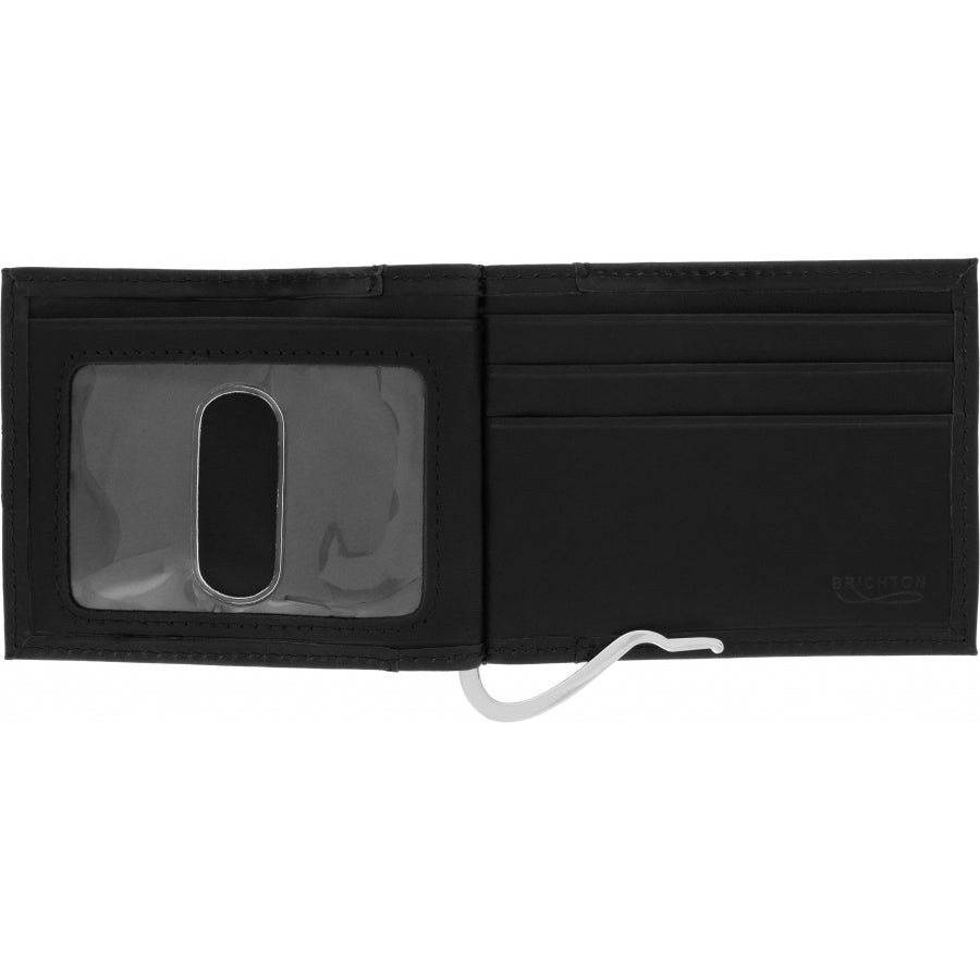 Brighton Devonshire Money Clip Wallet M1123 FW20 Black and M1125 Brown - Saratoga Saddlery & International Boutiques