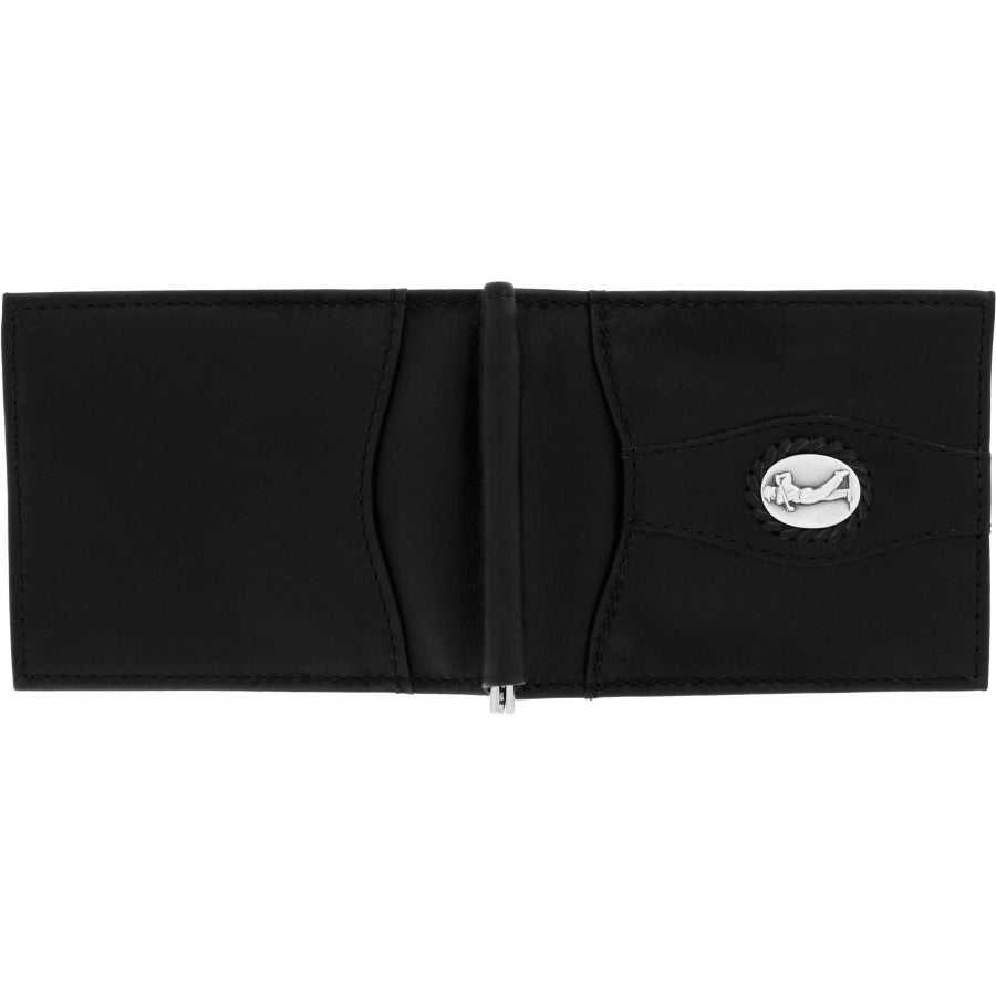 Brighton Devonshire Money Clip Wallet M1123 FW20 Black and M1125 Brown - Saratoga Saddlery & International Boutiques