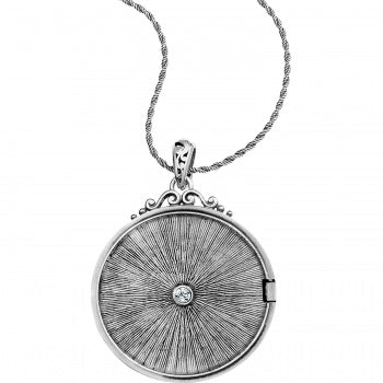 Brighton Etoile Locket Silver Necklace JL9190 - Saratoga Saddlery & International Boutiques