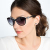 Brighton Ferrara Women's Sunglasses A12623 COLOR BLACK WHITE - Saratoga Saddlery & International Boutiques