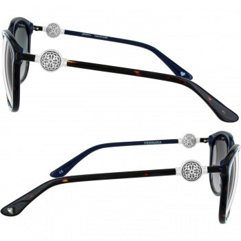 Brighton Ferrara Sunglasses A12627 COLOR TORTOISE-NAVY - Saratoga Saddlery & International Boutiques