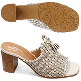 Brighton Rhea Sandals in White - Saratoga Saddlery & International Boutiques