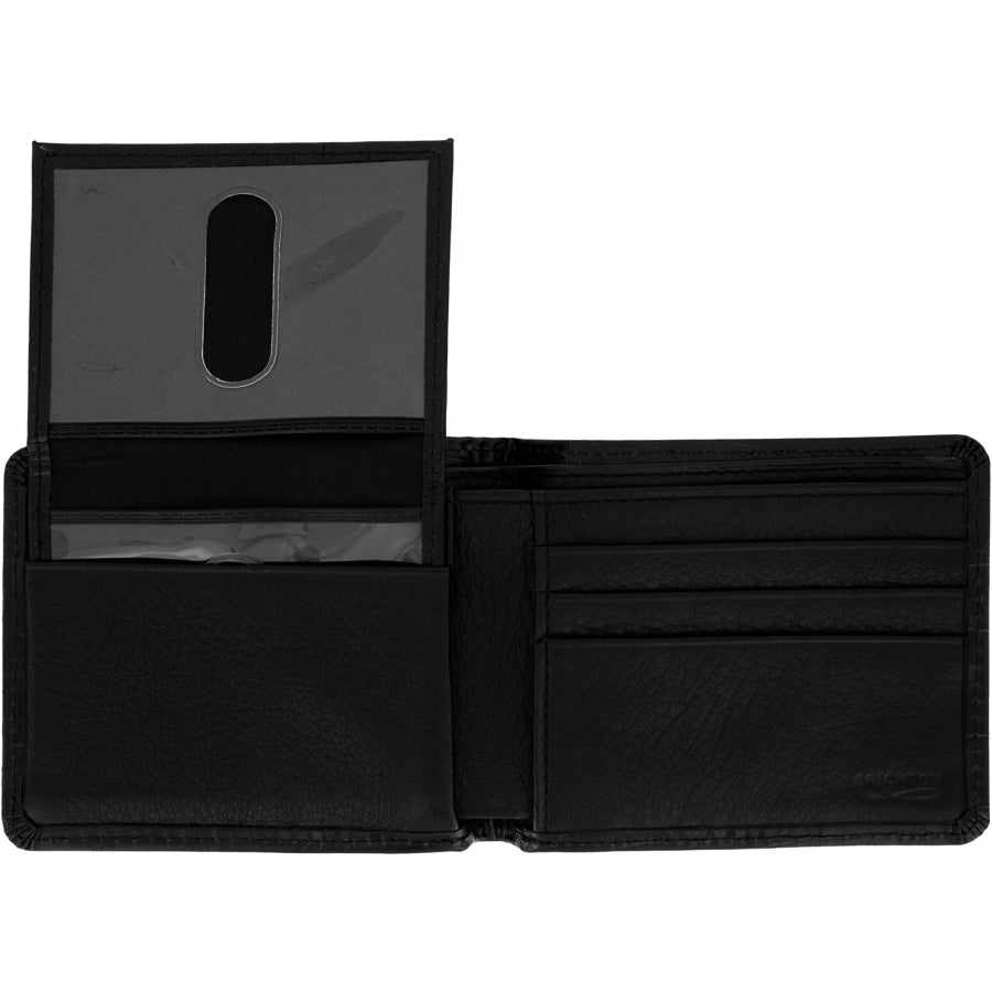 Brighton Wallet Rockefeller Passcase Wallet 89553 in Black 89557 in Brown - Saratoga Saddlery & International Boutiques