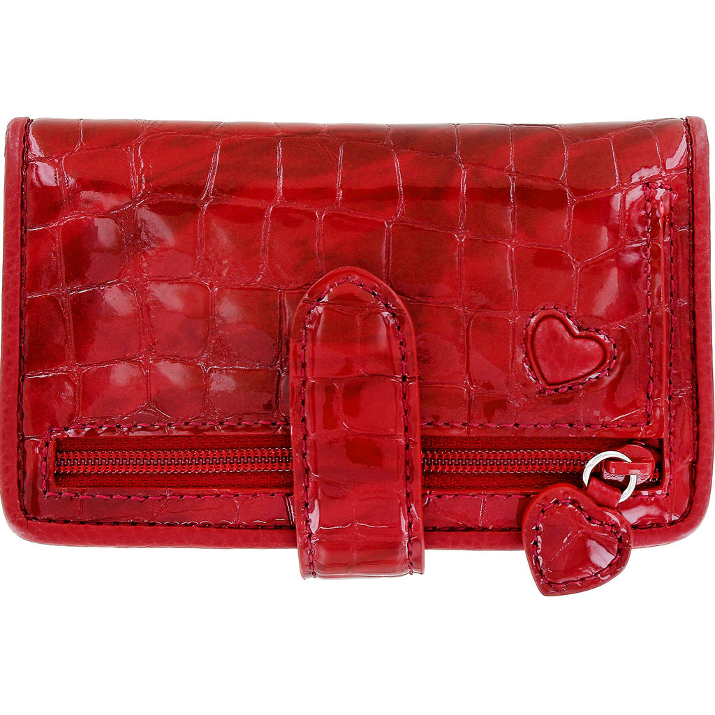 Brighton Women's Bellissimo RED Heart Card Wallet - Saratoga Saddlery & International Boutiques