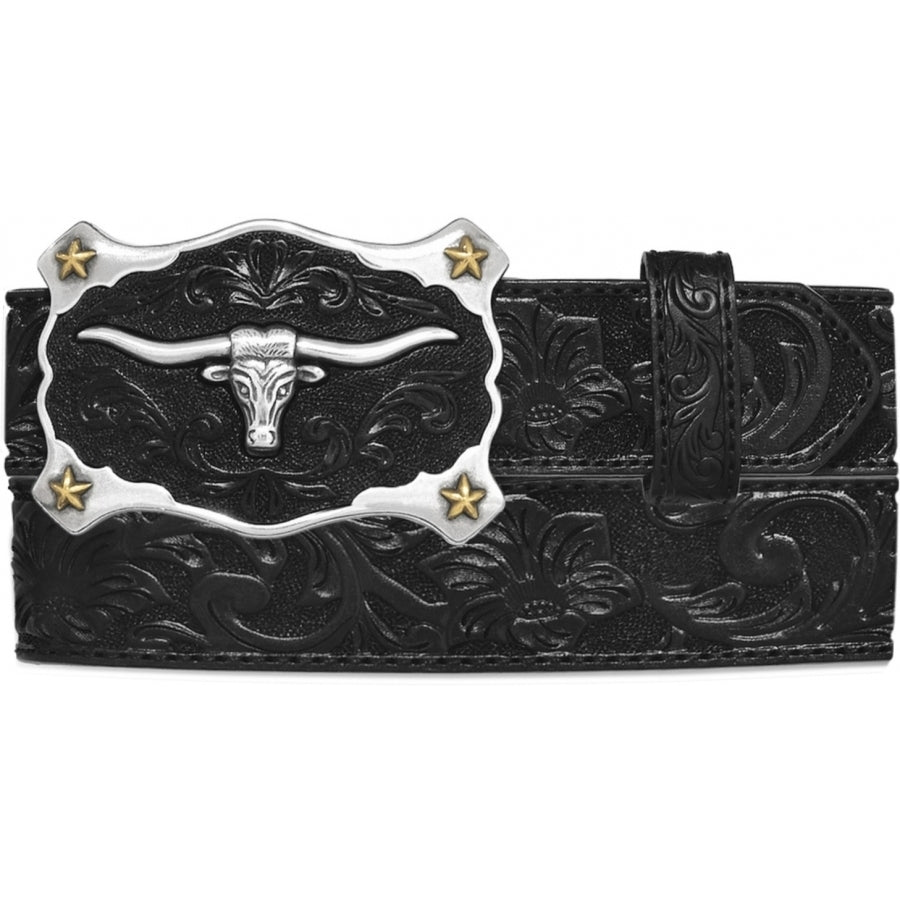 Justin C11193 Black C11194 Brown Classic Longhorn Belt FW20 - Saratoga Saddlery & International Boutiques