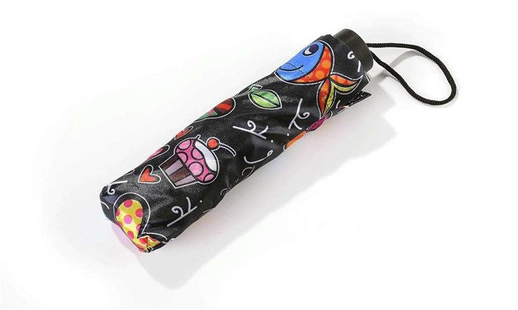 Icons Umbrella by Artist Romero Britto - Saratoga Saddlery & International Boutiques