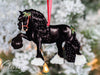 Classy Equine Black Gypsy Horse Christmas Ornament- Eclipse CEHOK042 FW22 - Saratoga Saddlery & International Boutiques