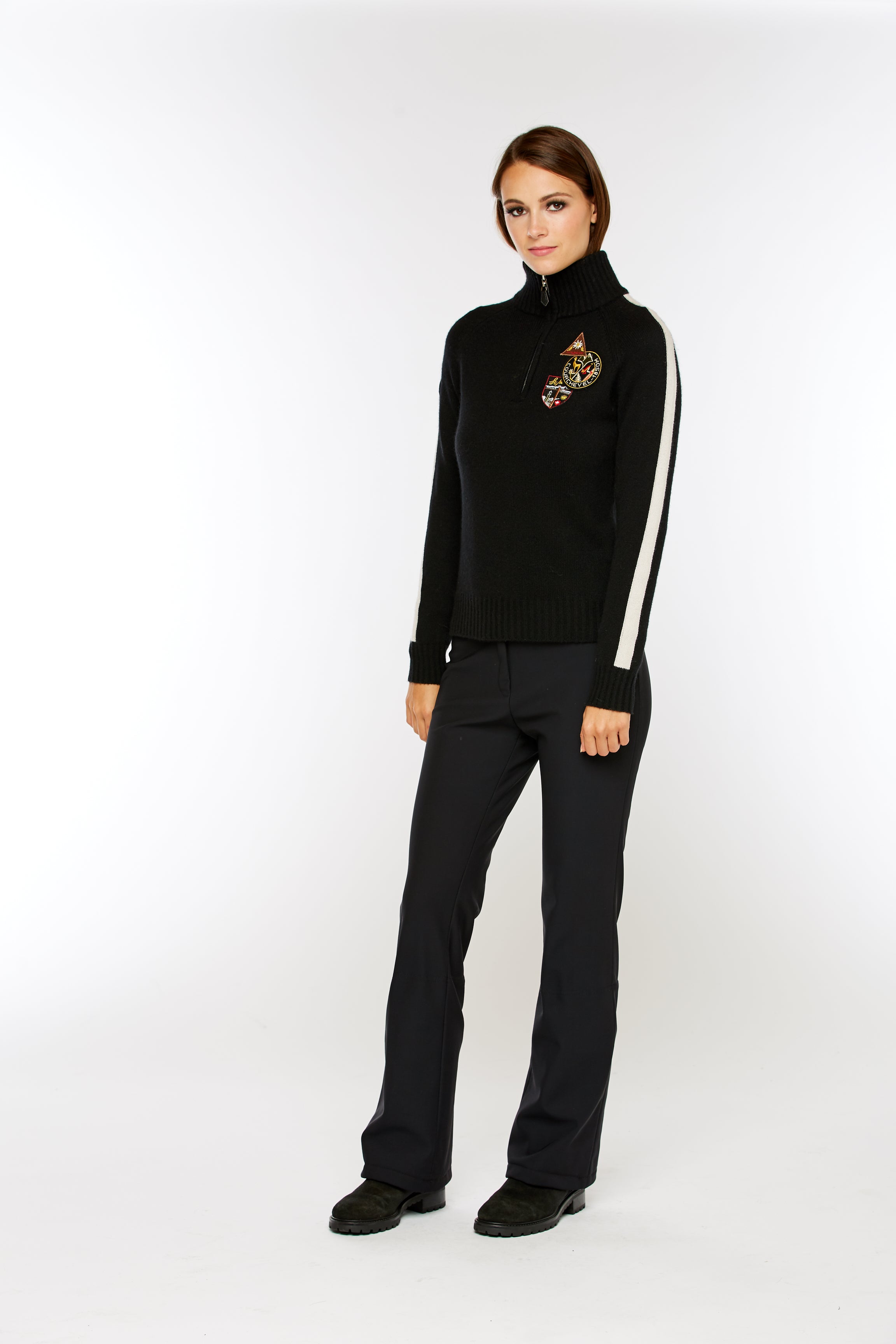 M. Miller Touring Cashmere Half Zip Sweater ON SALE – Saratoga Saddlery ...