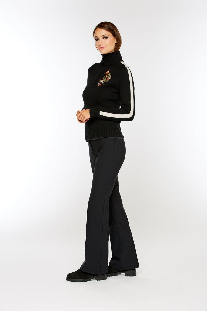 M. Miller Touring Cashmere Half Zip Sweater ON SALE - Saratoga Saddlery & International Boutiques