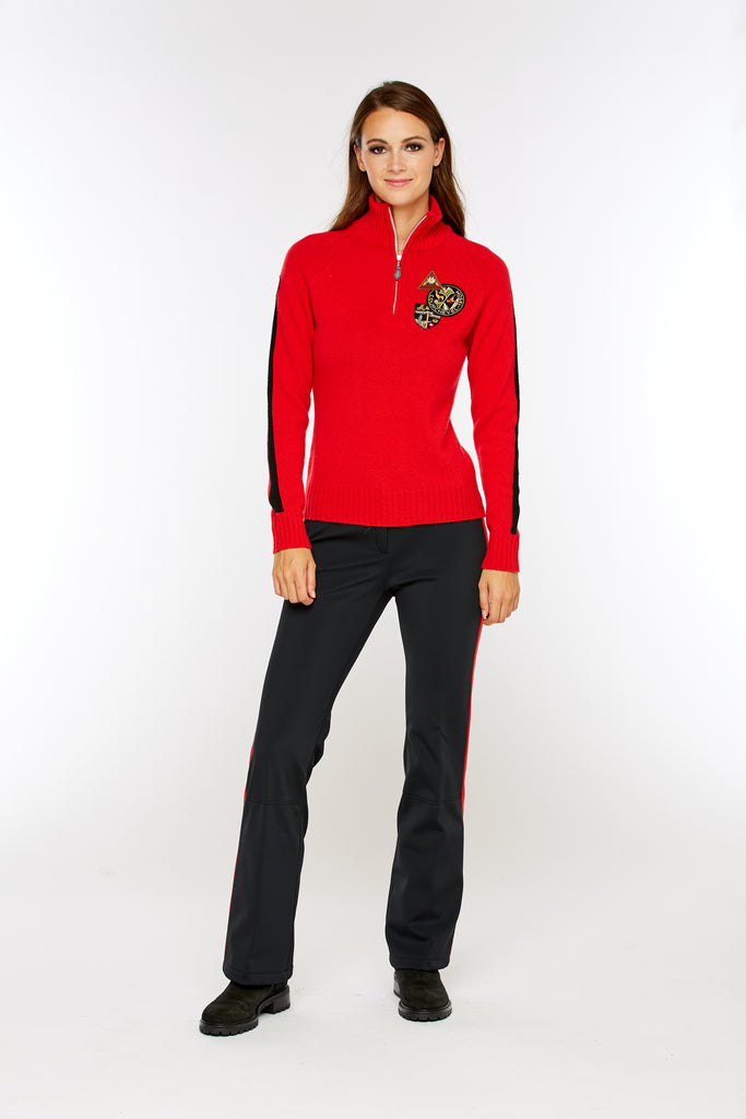 M. Miller Touring Cashmere Half Zip Sweater ON SALE - Saratoga Saddlery & International Boutiques