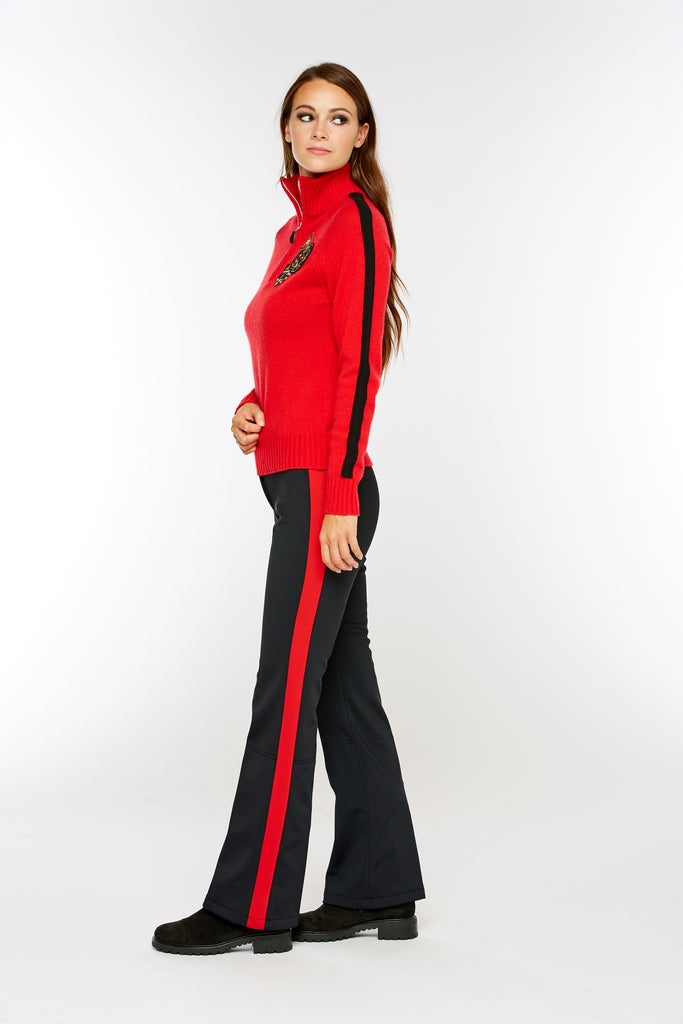 M. Miller Touring Cashmere Half Zip Sweater ON SALE - Saratoga Saddlery & International Boutiques