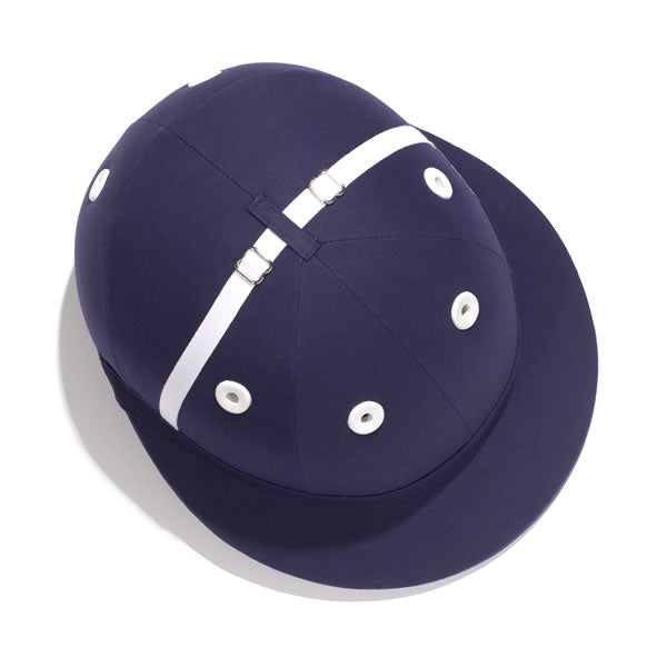 Charles Owens Polo Sovereign Helmet NOCSAE POLO Safety in Navy - Saratoga Saddlery & International Boutiques