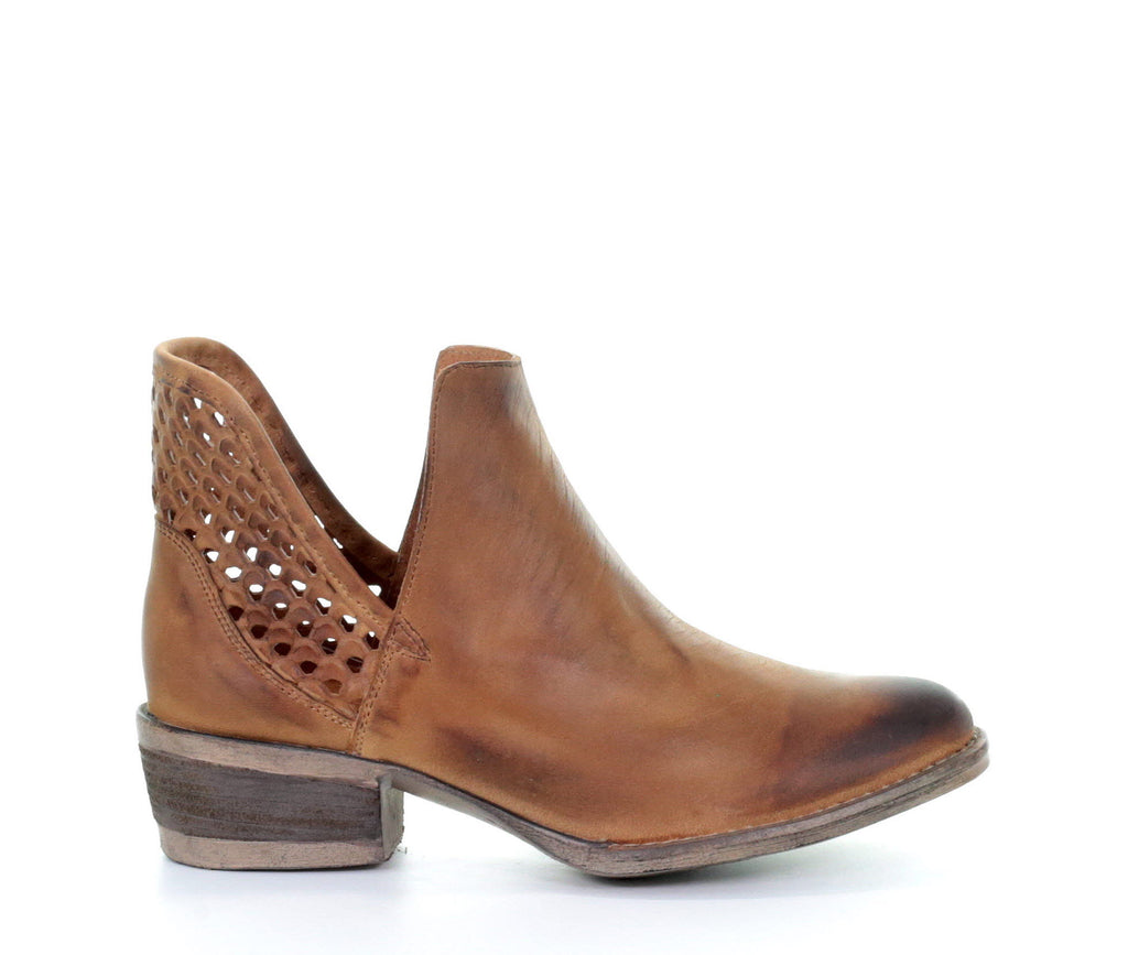 Circle G by Corral Q5027 Women's Shortie in Brown - Saratoga Saddlery & International Boutiques