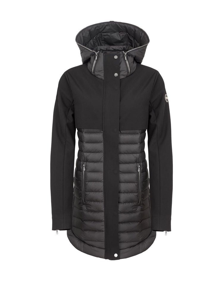 Colmar Women s Empire Down Jacket in Black Saratoga Saddlery