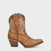 Corral A4218 LD Golden Embroidery Ankle Boot SS22 - Saratoga Saddlery & International Boutiques