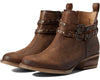 Corral LD Tobacco Harness & Studs Round Toe Bootie Q5160 - Saratoga Saddlery & International Boutiques