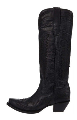 Circle G By Corral Q5161 Women's Tabacco Embroidered Side Zip Bootie