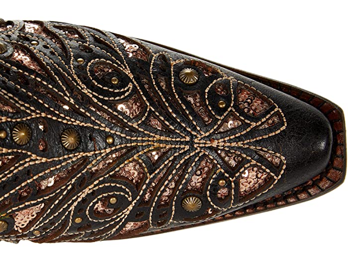 Corral A4124 Women's Brown Sparkle Cowboy Boot SS21 - Saratoga Saddlery & International Boutiques