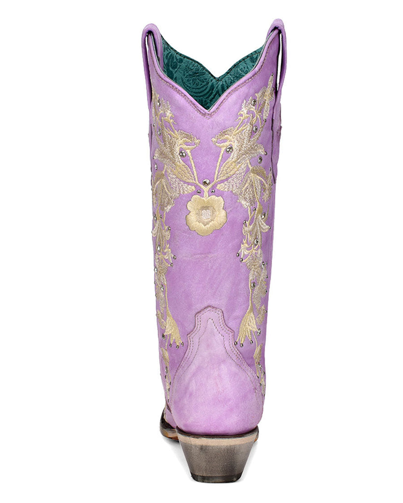 Corral Women's A4241 Lilac Purple Cowboy Boot - Saratoga Saddlery & International Boutiques
