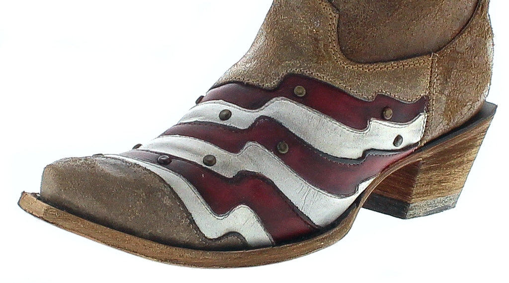 Corral C3222 Women's Corral Flag Cowboy Boot - Saratoga Saddlery & International Boutiques