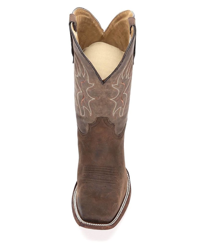 Corral Men's Tan Square Toe Cowboy Boot L5091 - Saratoga Saddlery & International Boutiques