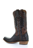 Corral Men's A3635 Cowboy Boot Oil Brown Caiman Embroidery & Woven Shaft Boots - Saratoga Saddlery & International Boutiques