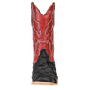 Corral Men's A4049 Cowboy Boot BLACK RED FISH EMBROIDERY SQUARE TOE - Saratoga Saddlery & International Boutiques