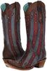 Corral Women's American Flag Stripe C3373 Cowboy Boots - Saratoga Saddlery & International Boutiques