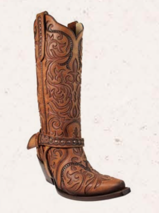 Corral Women's Brown Inlay & Embroidery & Harness G1411 - Saratoga Saddlery & International Boutiques